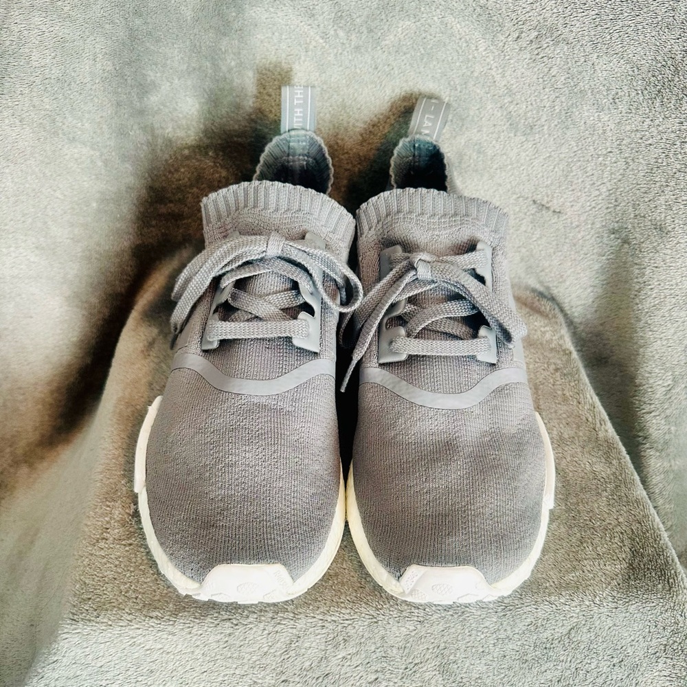 Adidas NMD R1 Gray Sneakers - Picture 2 of 4